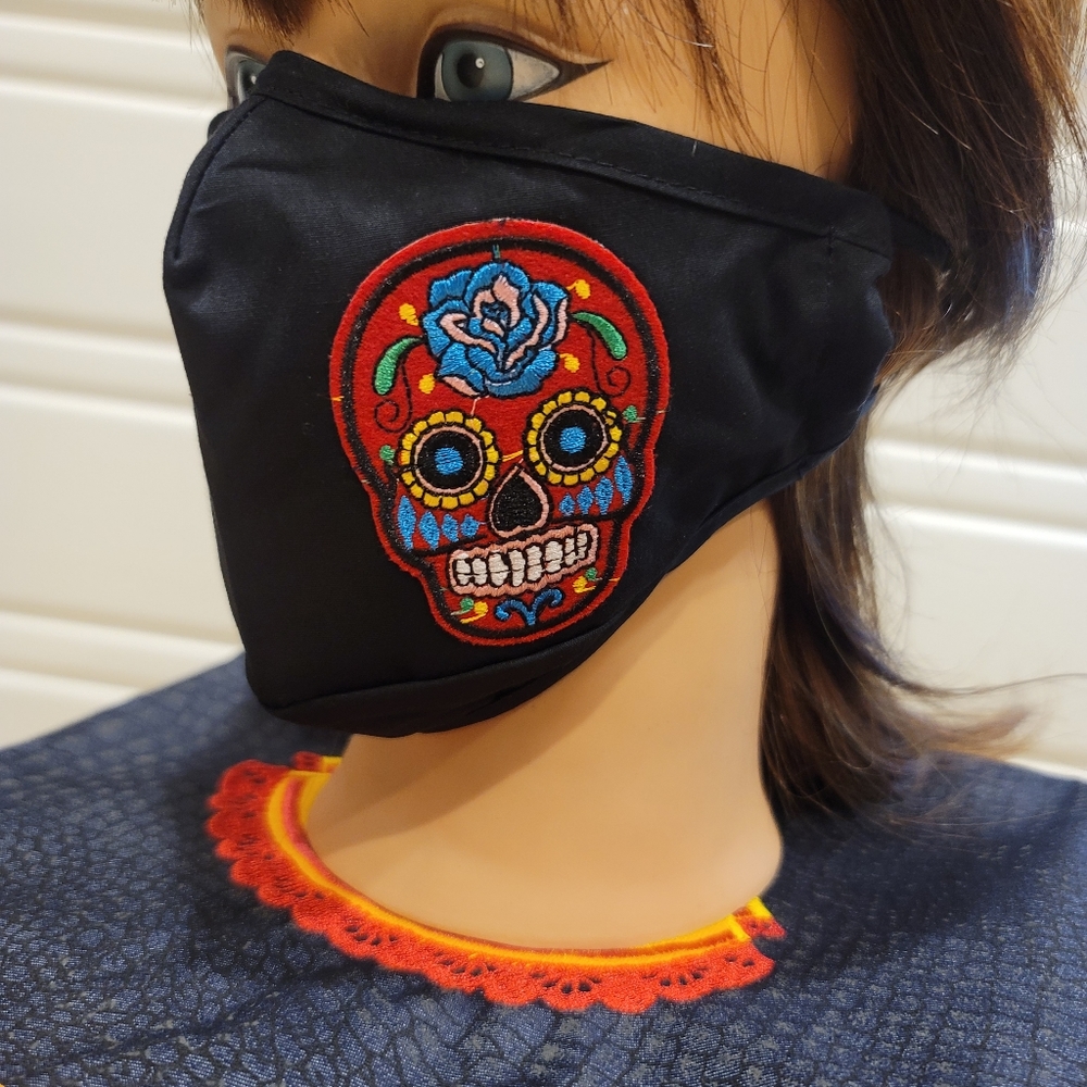 Day of the dead face mask